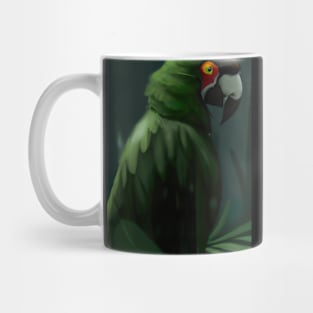 Green Jungle Bird Mug